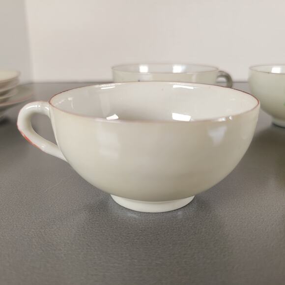 Vintage Japan Child Tea Set Cat Dog Design Teapot Cups Saucers Plates 16 Pc - Picture 13 of 16